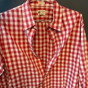 Jcrew shirt in red check M